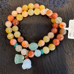 Multicolor Beaded Bracelet Set